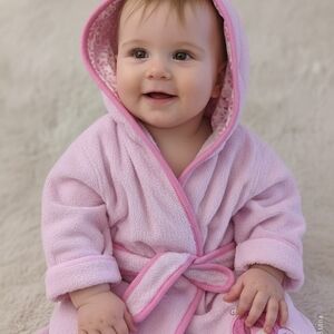 Disney Pink Baby Bath Robe
